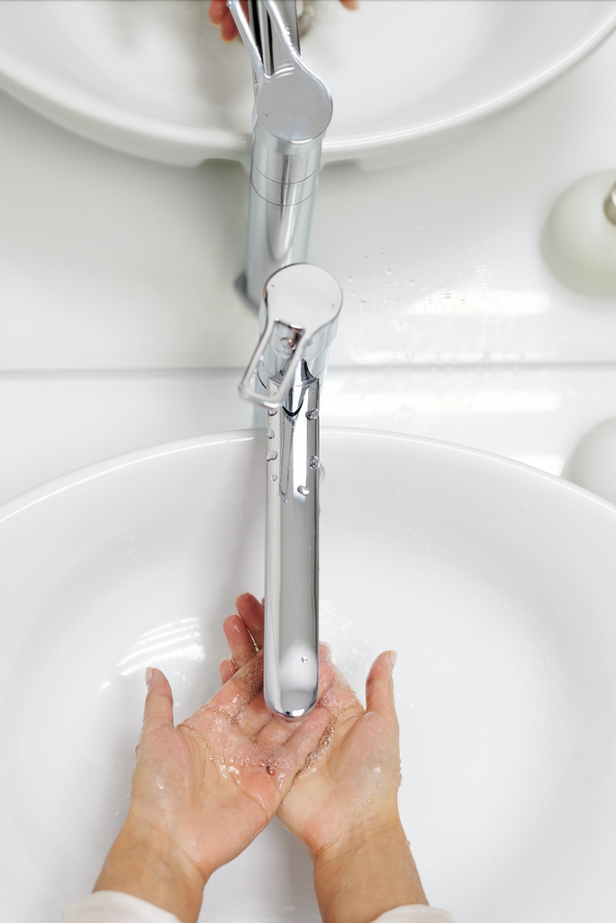 se laver les mains pour éviter les CCT