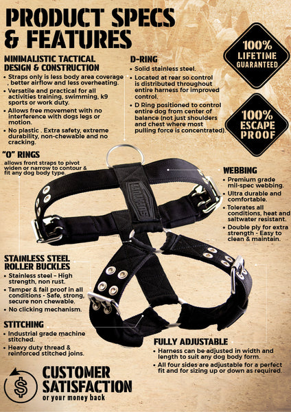 SupaTuff heavy duty dog harness information guide