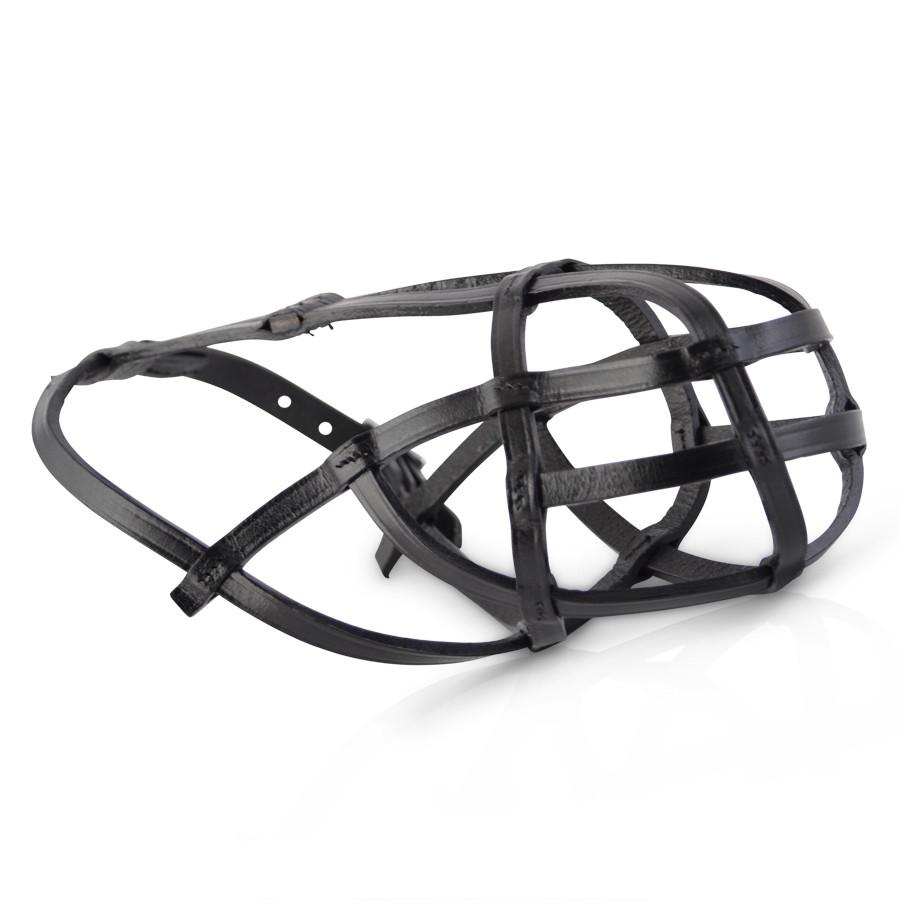 leather basket muzzle