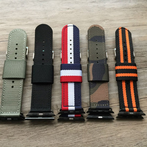 Apple Watch custom strap Nylon for 38MM 42MM size - StrapMeister