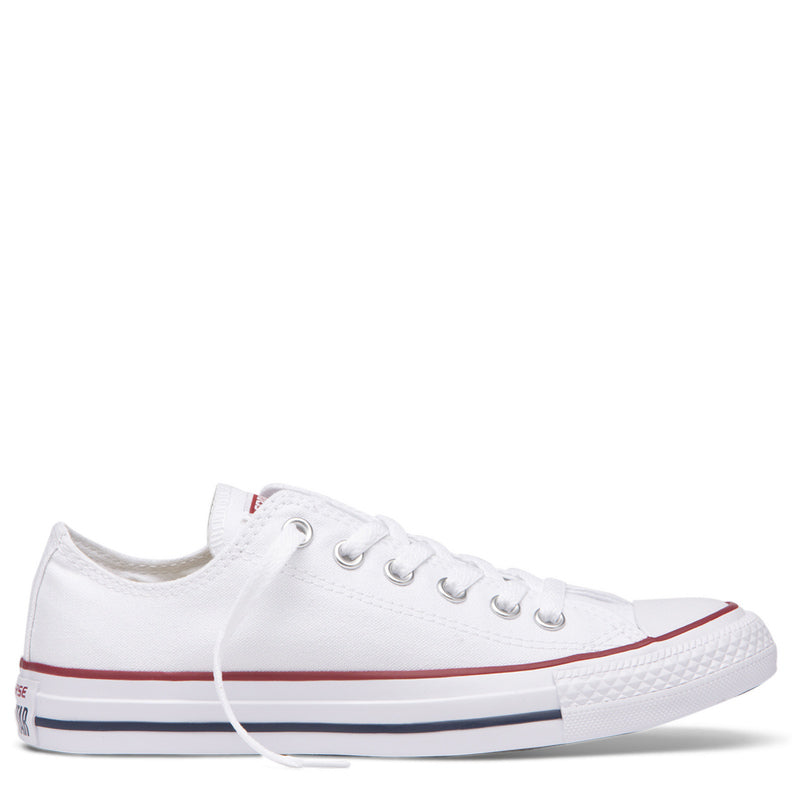CONVERSE Womens White Canvas Low Top 