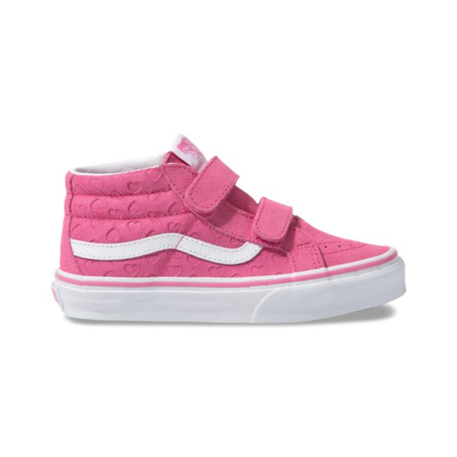 pink vans with straps