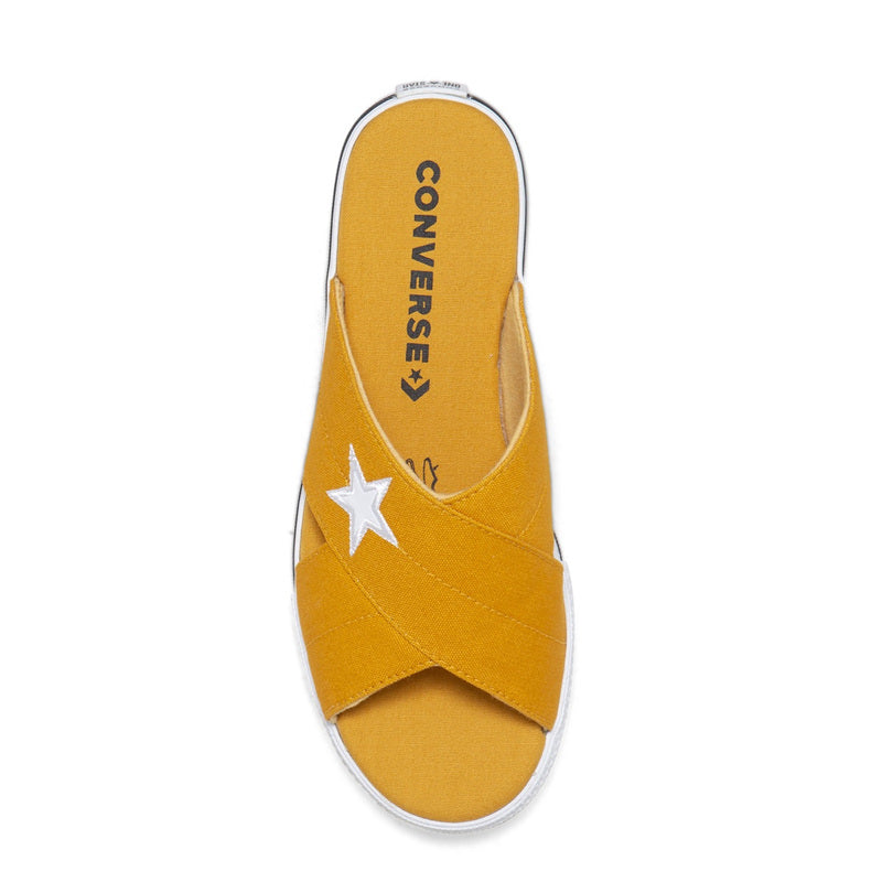converse one star yellow womens