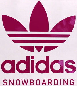 adidas snowboarding stickers