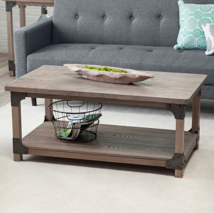 Driftwood Rustic Coffee Table – Christian's Table