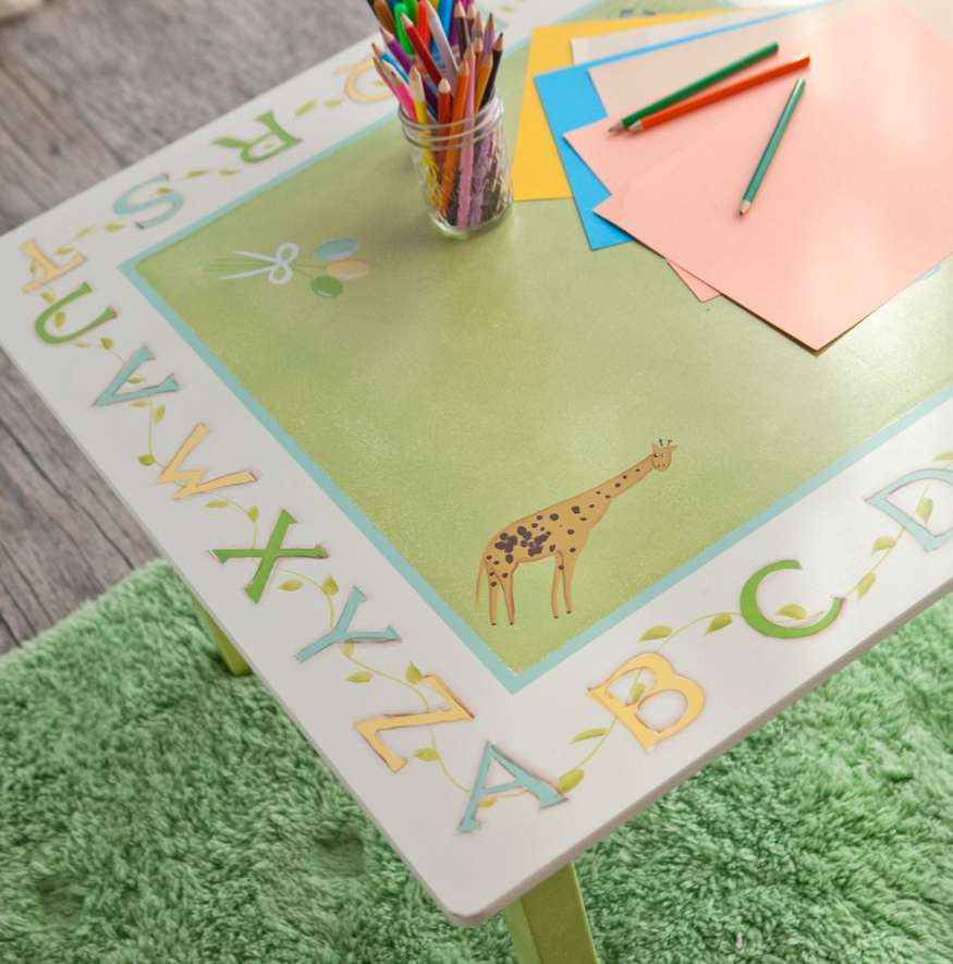 alphabet table & chair set