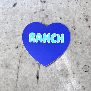 Ranch Heart Sticker - Sew Bonita