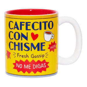 Cafecito Con Chisme Coffee Mug - Sew Bonita