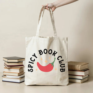 Spicy Book Club (Smut) Tote Bag - Sew Bonita