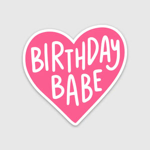 Birthday Babe Sticker - Sew Bonita