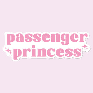 Passenger Princess Funny Sticker Car Decal - Sew Bonita