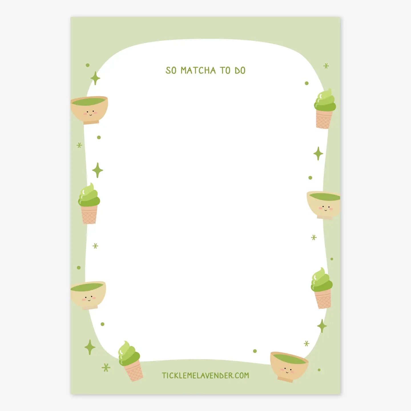 So Matcha To Do Notepad