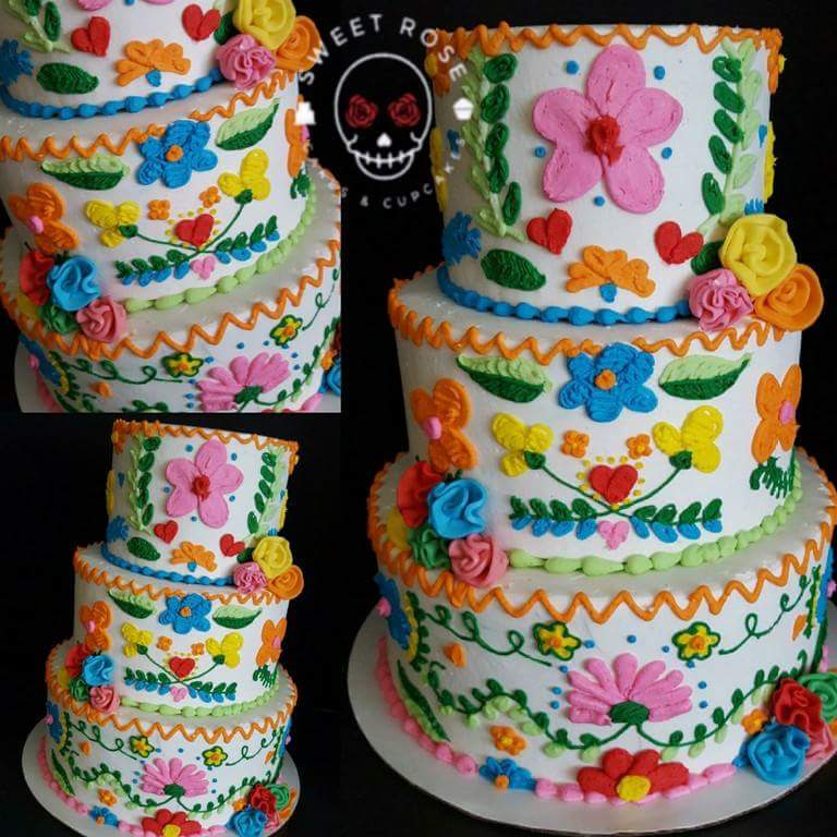 chingona chisme sweet rose cupcakes