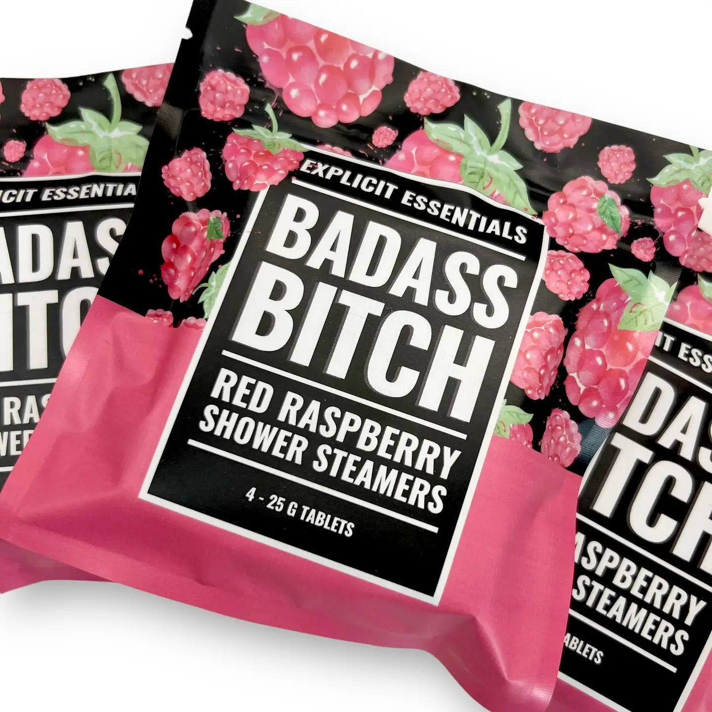 Badass Bitch Raspberry Shower Steamers