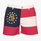 Georgia State Flag Shorts - mygottago