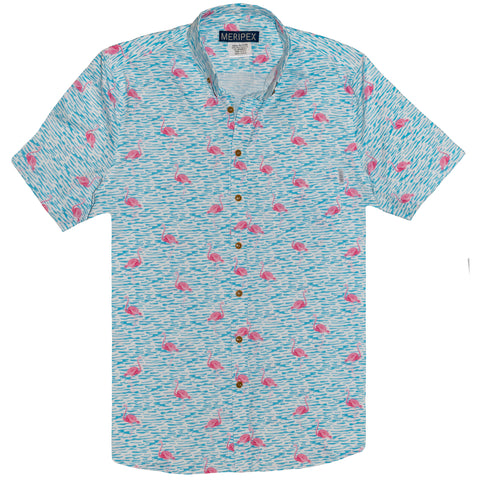 Fancy Flamingo Hawaiian Shirt - mygottago