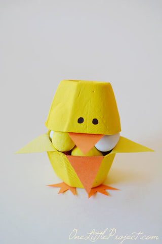 carton egg easter chick