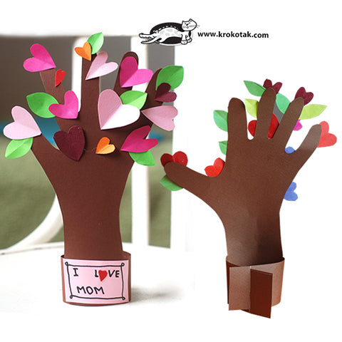 Valentine's gift hand tree