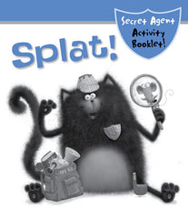 Splat the cat secret agent activity book cover