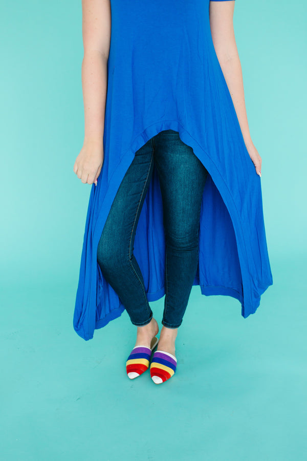 Flat Out Rainbow Pointed Flats - The Red Closet Shop