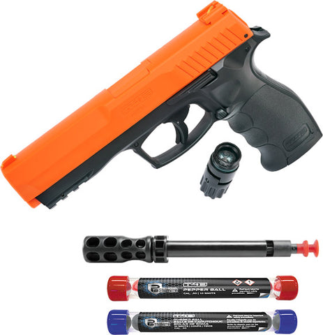 T4E HDP with everything it comes with. The pistol, 10 reusable nylon balls and 10 less lethal 50 cal pepperballs