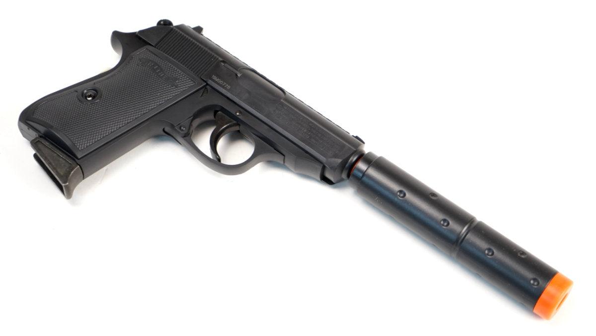 silenced pistol bond