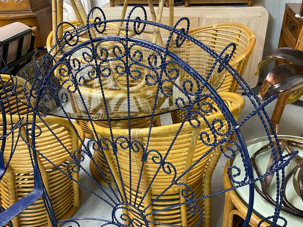 iron peacock chairs