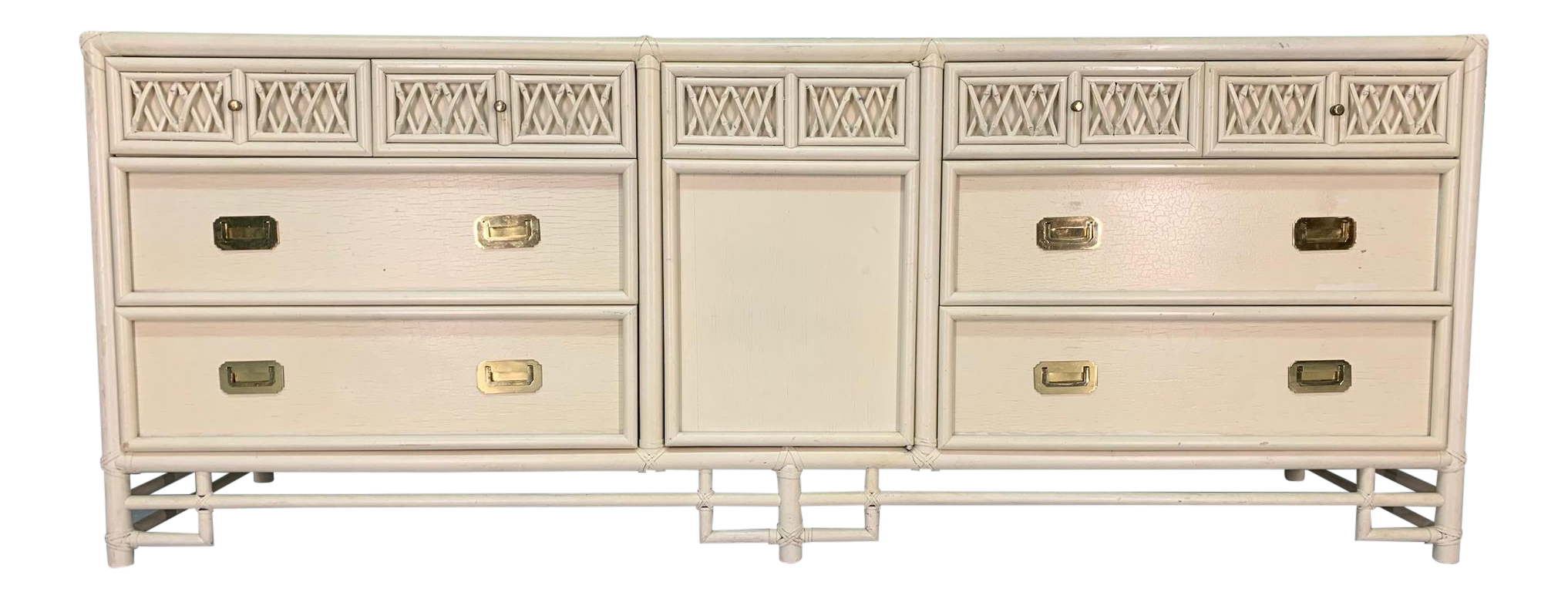 Asian Chinoiserie Style Bamboo Dresser Marjorie And Marjorie