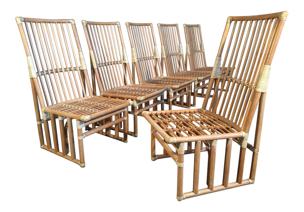 Set Of Six Bamboo Dining Chairs By Kipp Stewart For Summit Furniture 4942 1024x1024 ?v=1539117086
