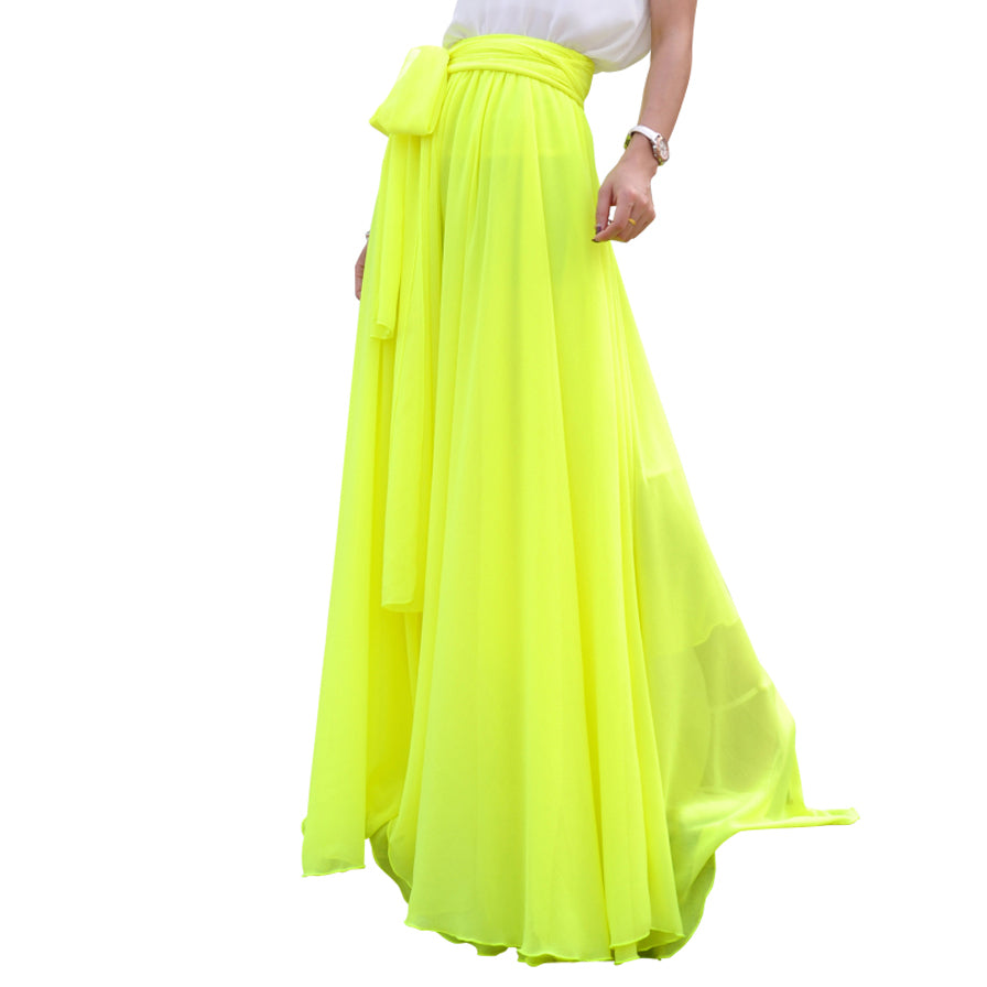 melansay chiffon skirt