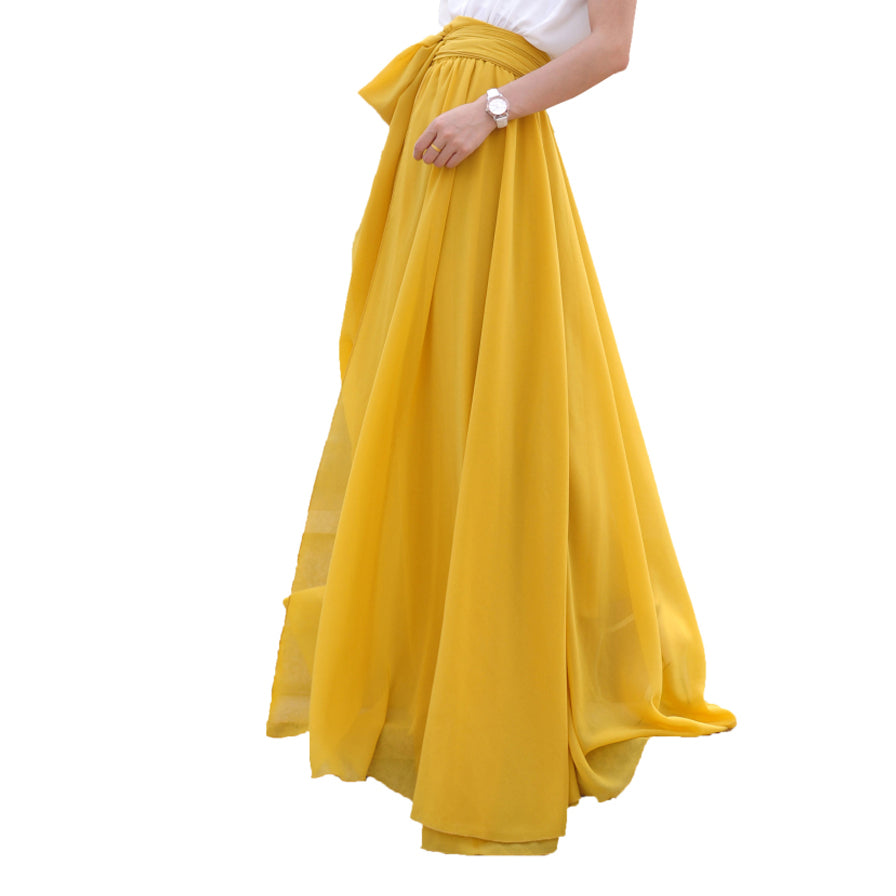 melansay chiffon skirt