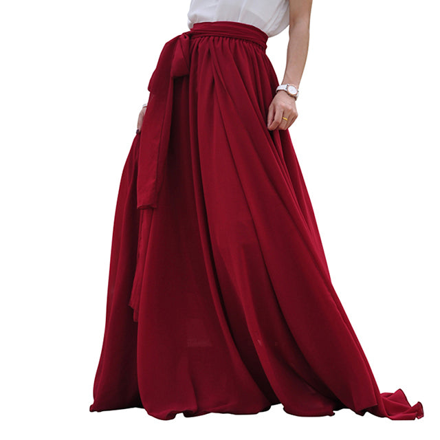 melansay chiffon skirt