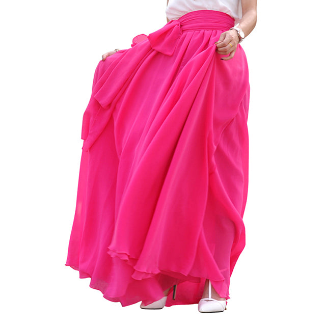 melansay chiffon skirt