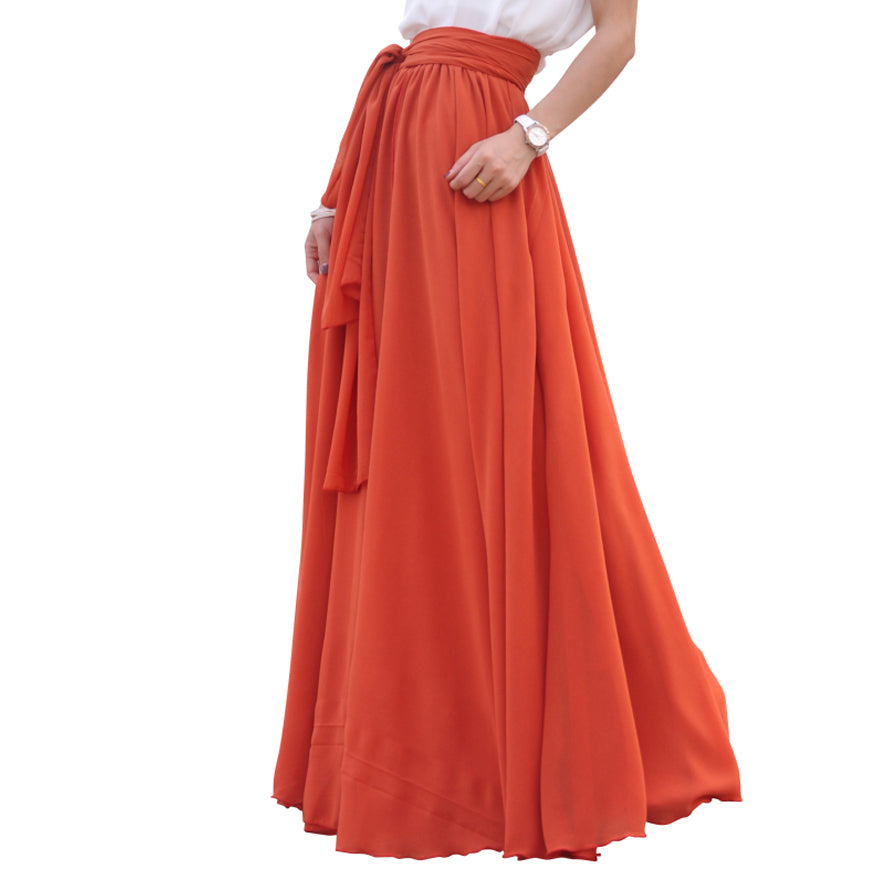 melansay chiffon skirt