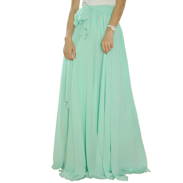 melansay chiffon skirt