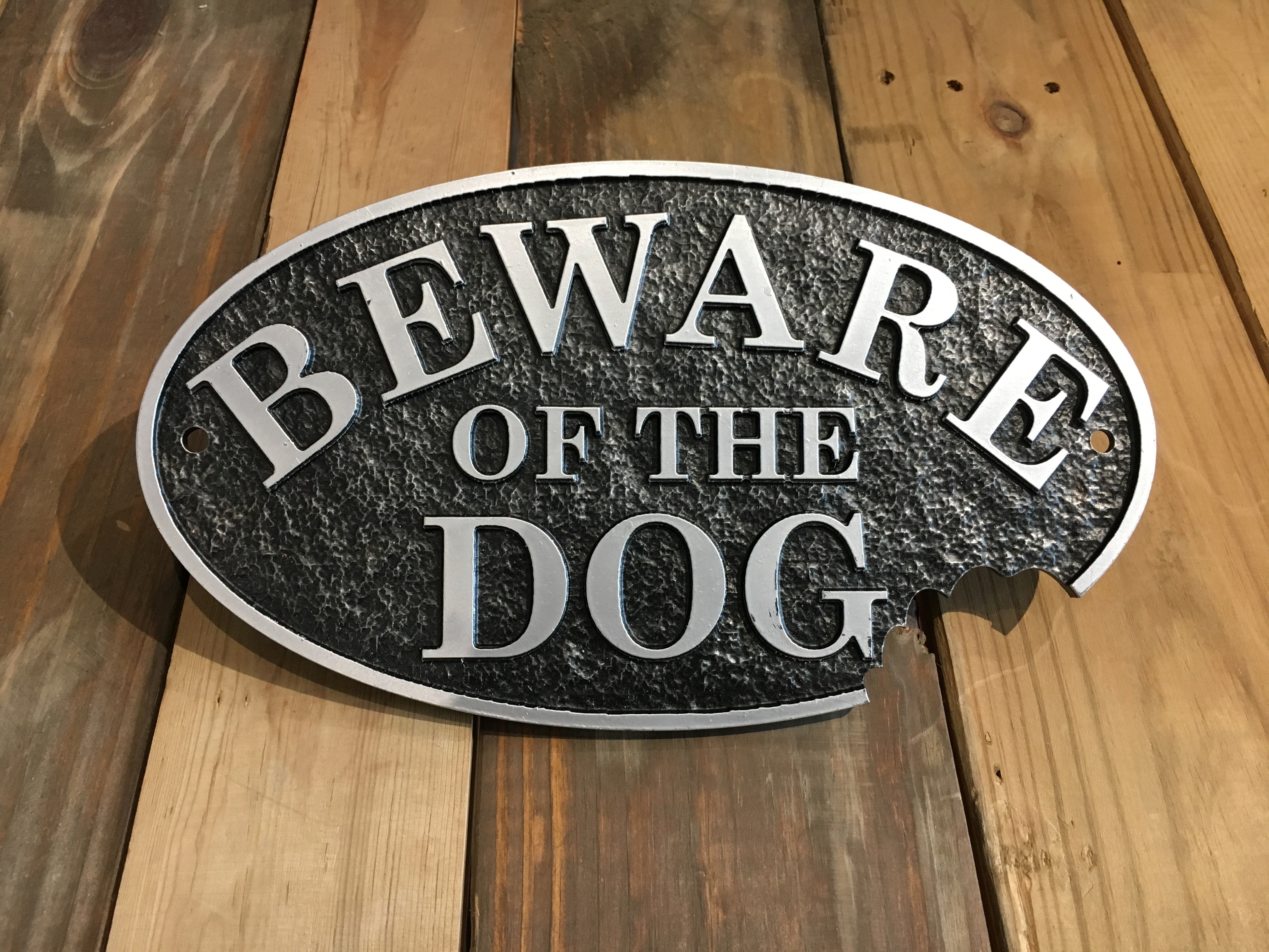 Beware Of The Dog Sign – WOOFER&PURRLENSKY