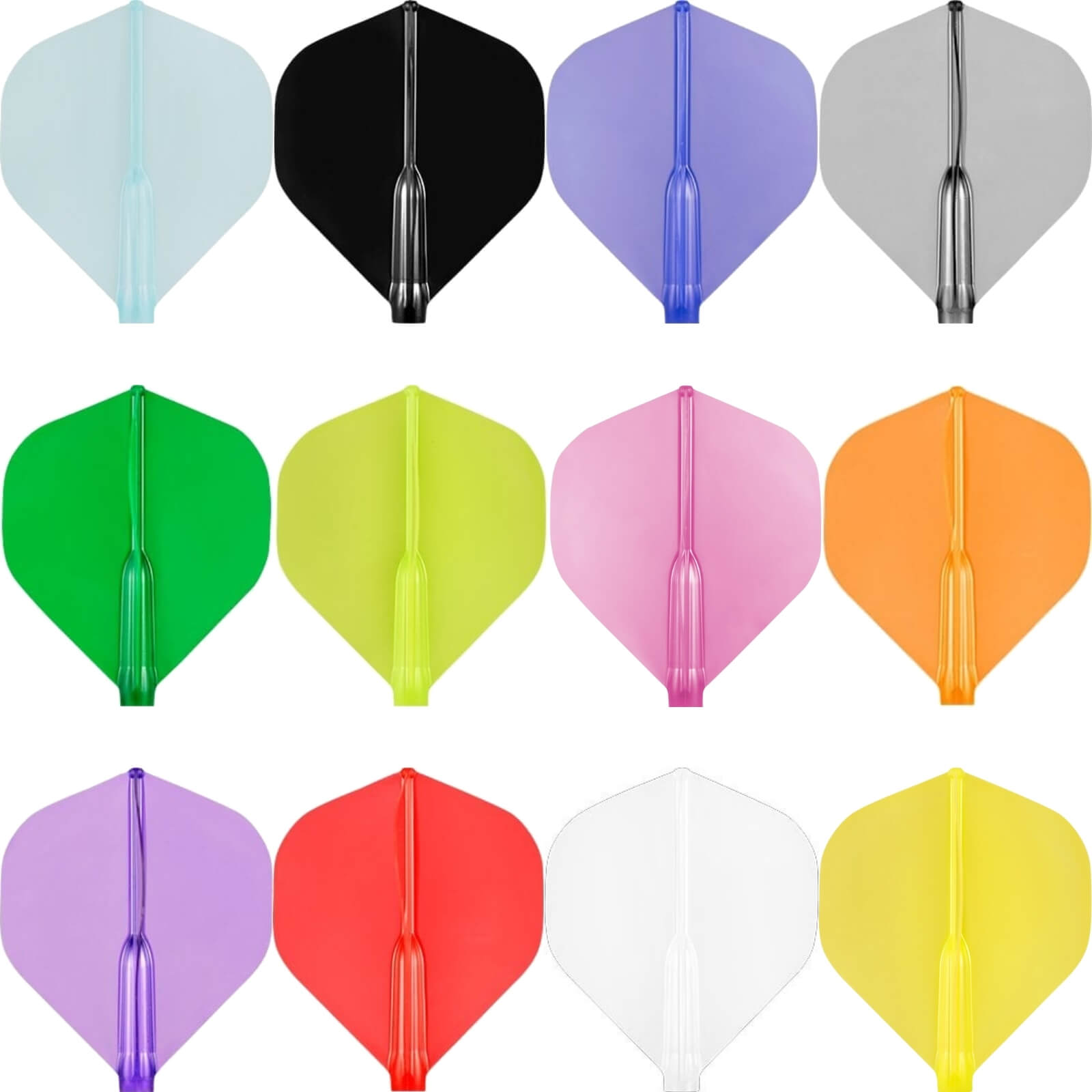 Dart Flights - Cosmo - Fit Flight Air - Standard - Plain - Big Wing Dart Flights 