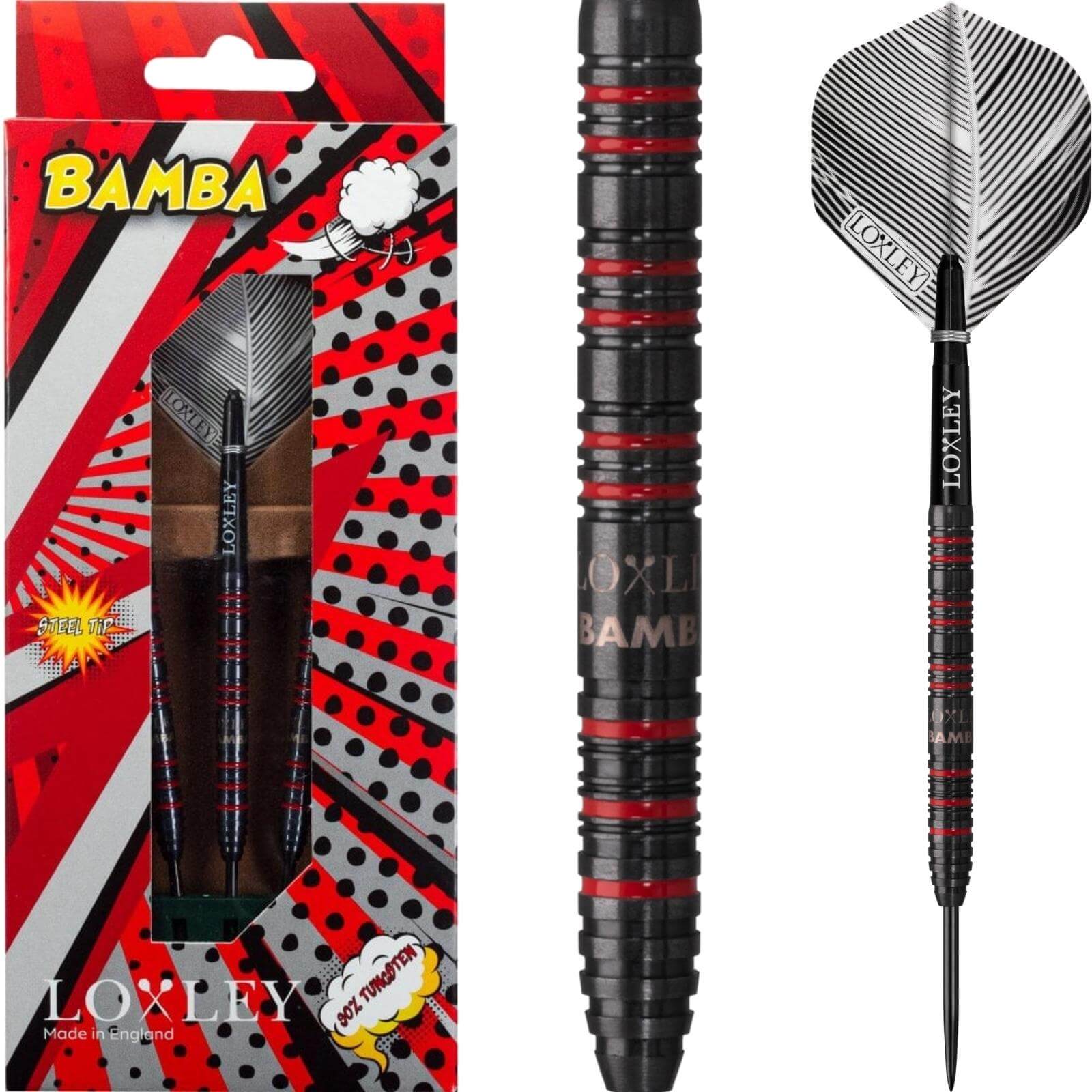 Darts - Loxley - Bamba Darts - Steel Tip - 90% Tungsten - 23g 