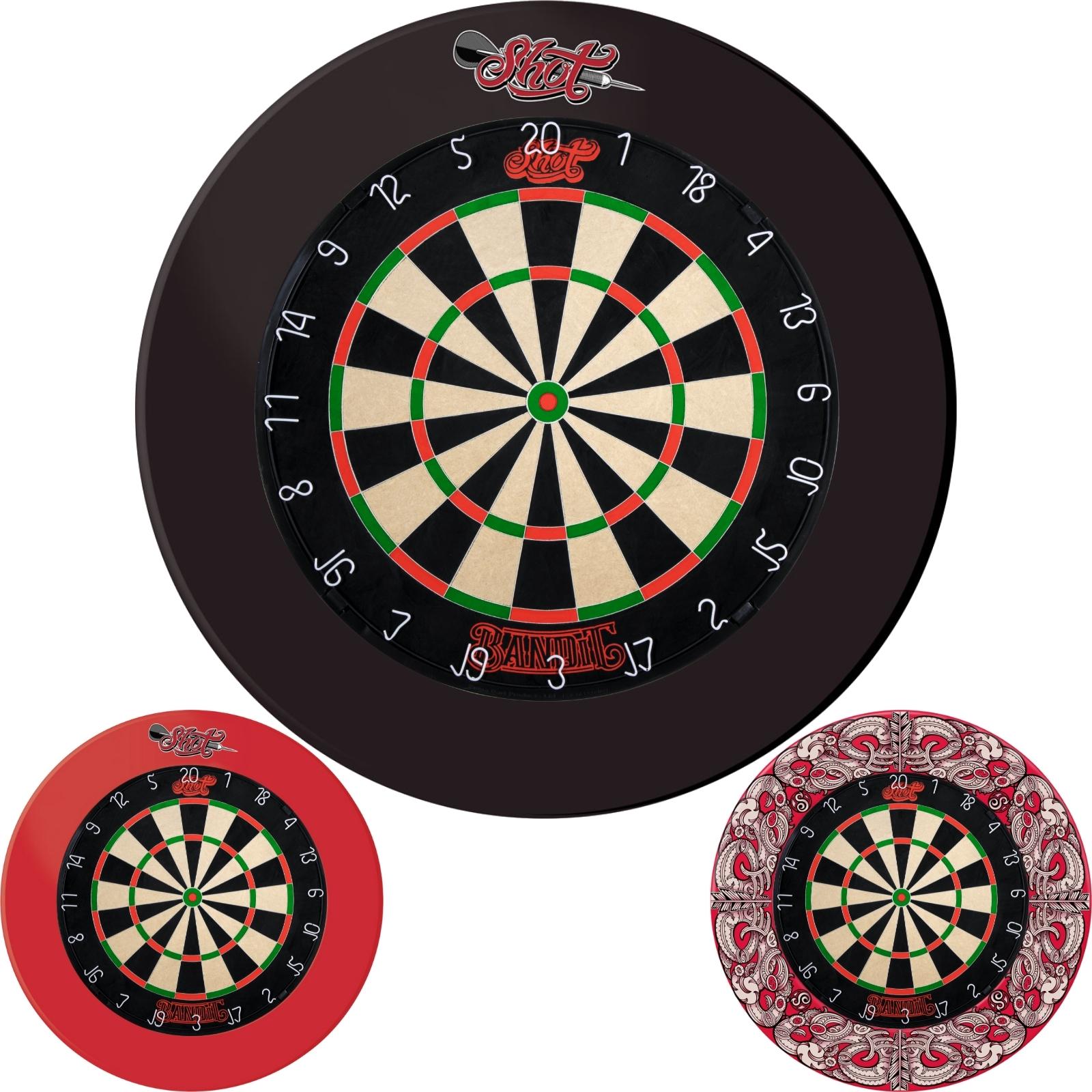 Dartboards - Shot - Bandit Dartboard & Surround Package 