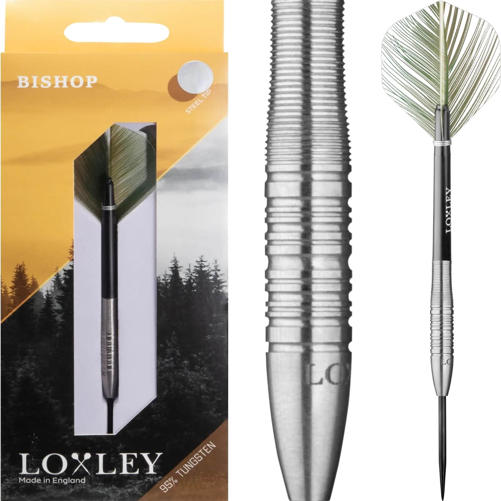 Darts - Loxley - Bishop Darts - Steel Tip - 95% Tungsten - 21g 23g 25g 