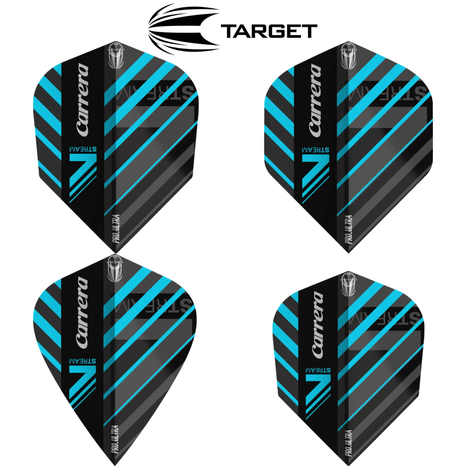 Dart Flights - Target - Carrera V-Stream Dart Flights 