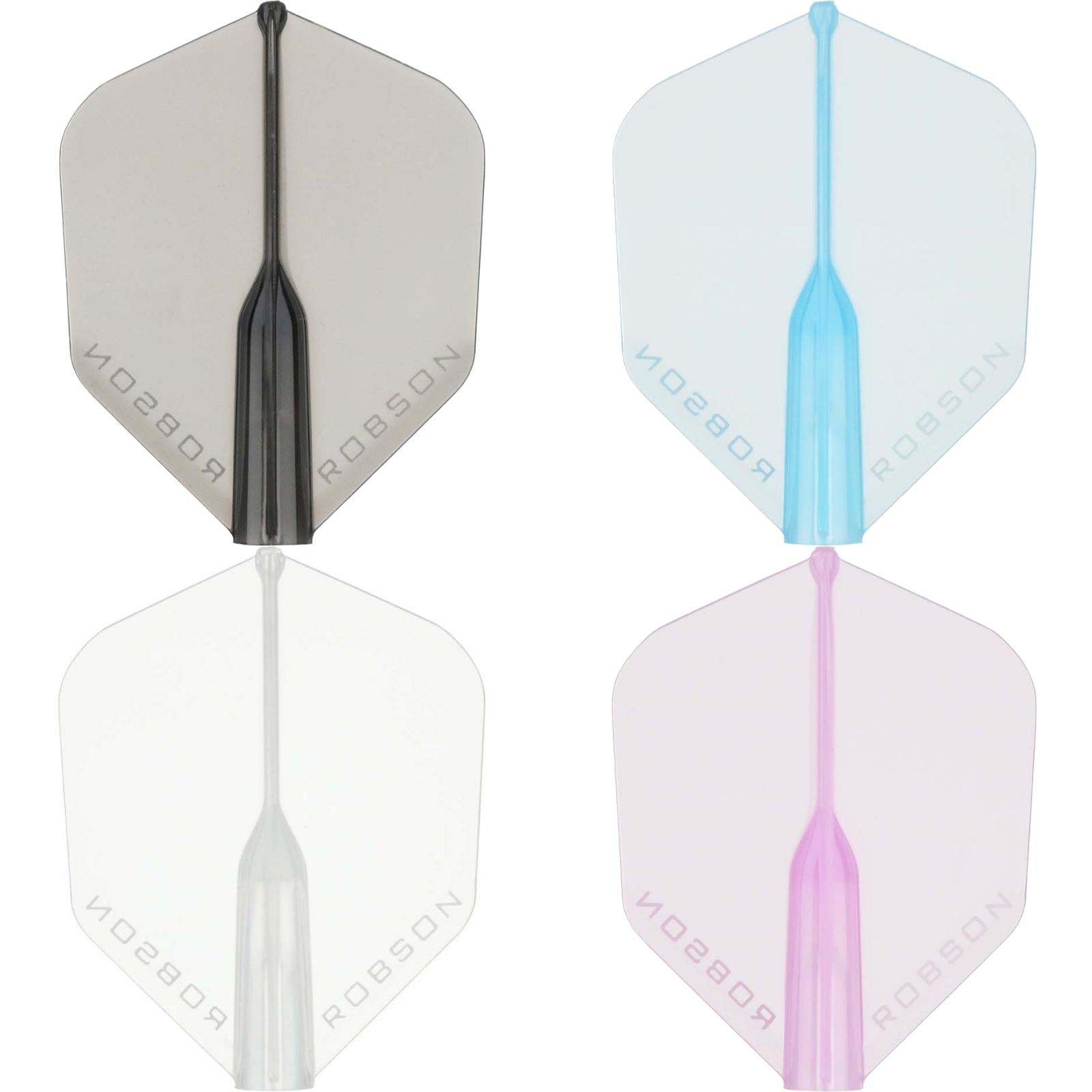 Dart Flights - Robson - Plus Crystal - Standard Dart Flights 