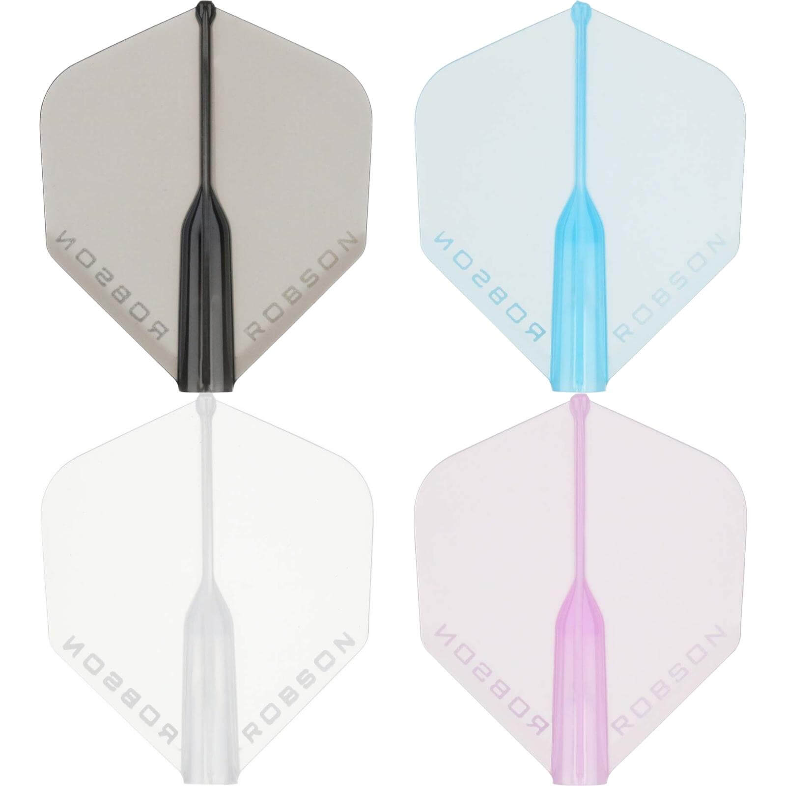 Dart Flights - Robson - Plus Crystal - Big Wing Dart Flights 