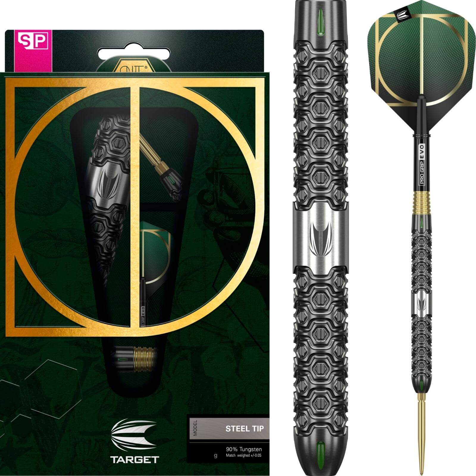 Darts - Target - Cult 03 Darts - Swiss Point - Steel Tip - 90% Tungsten - 22g 24g 