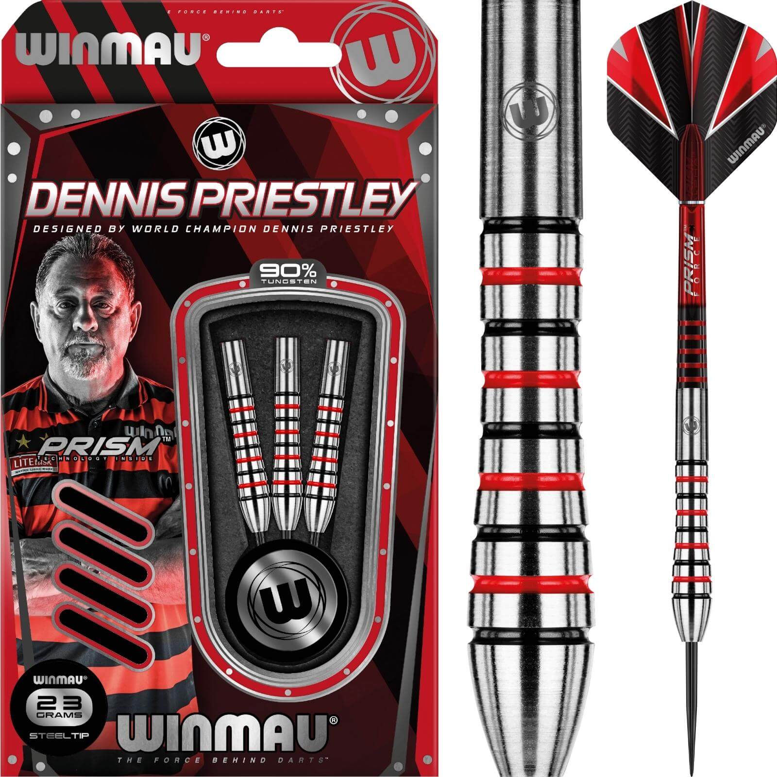 Winmau Mervyn King Darts For Sale | Silver | Avid Darts Shop Australia