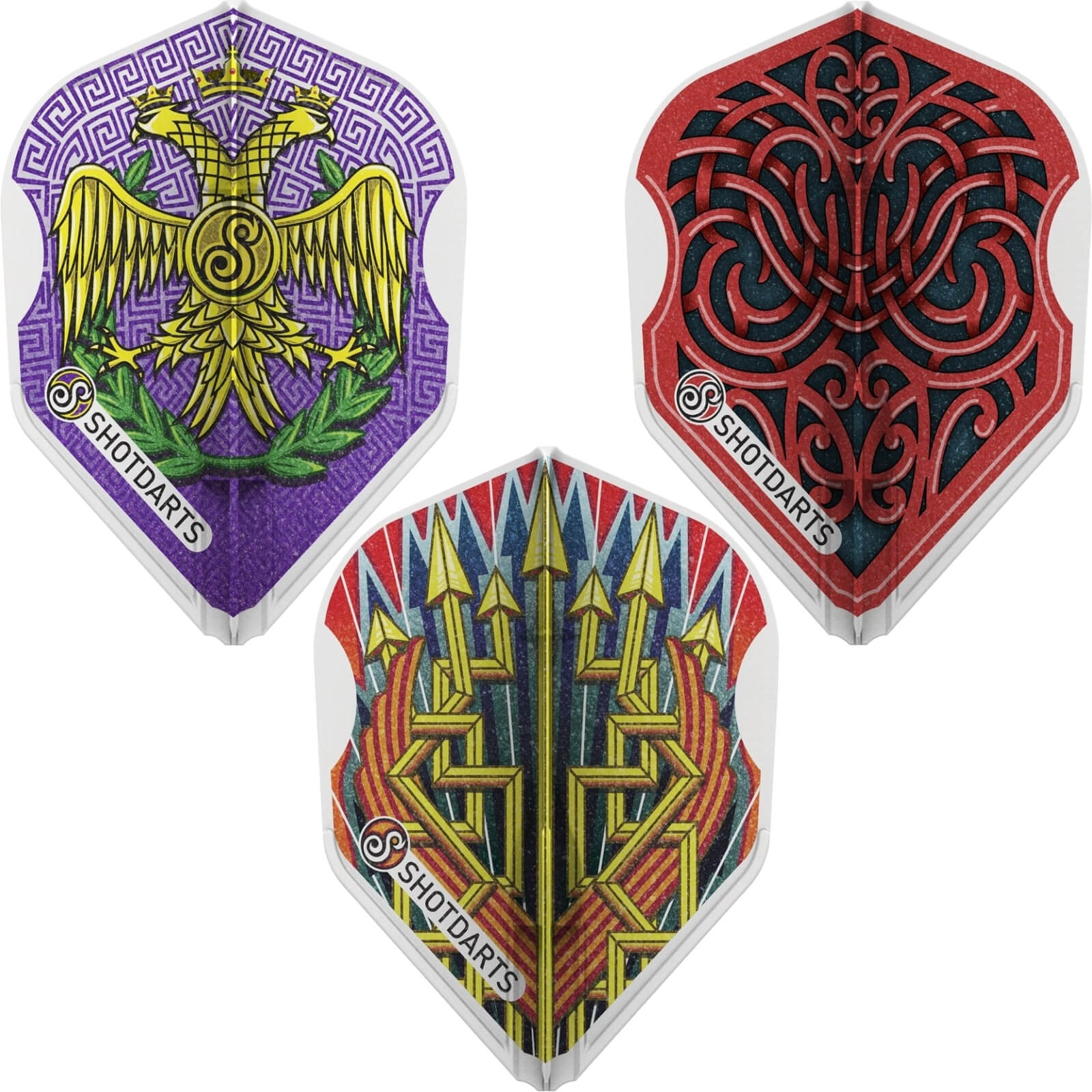 Dart Flights - Shot - L-Style EZ L3 - Moulded Dart Flights 