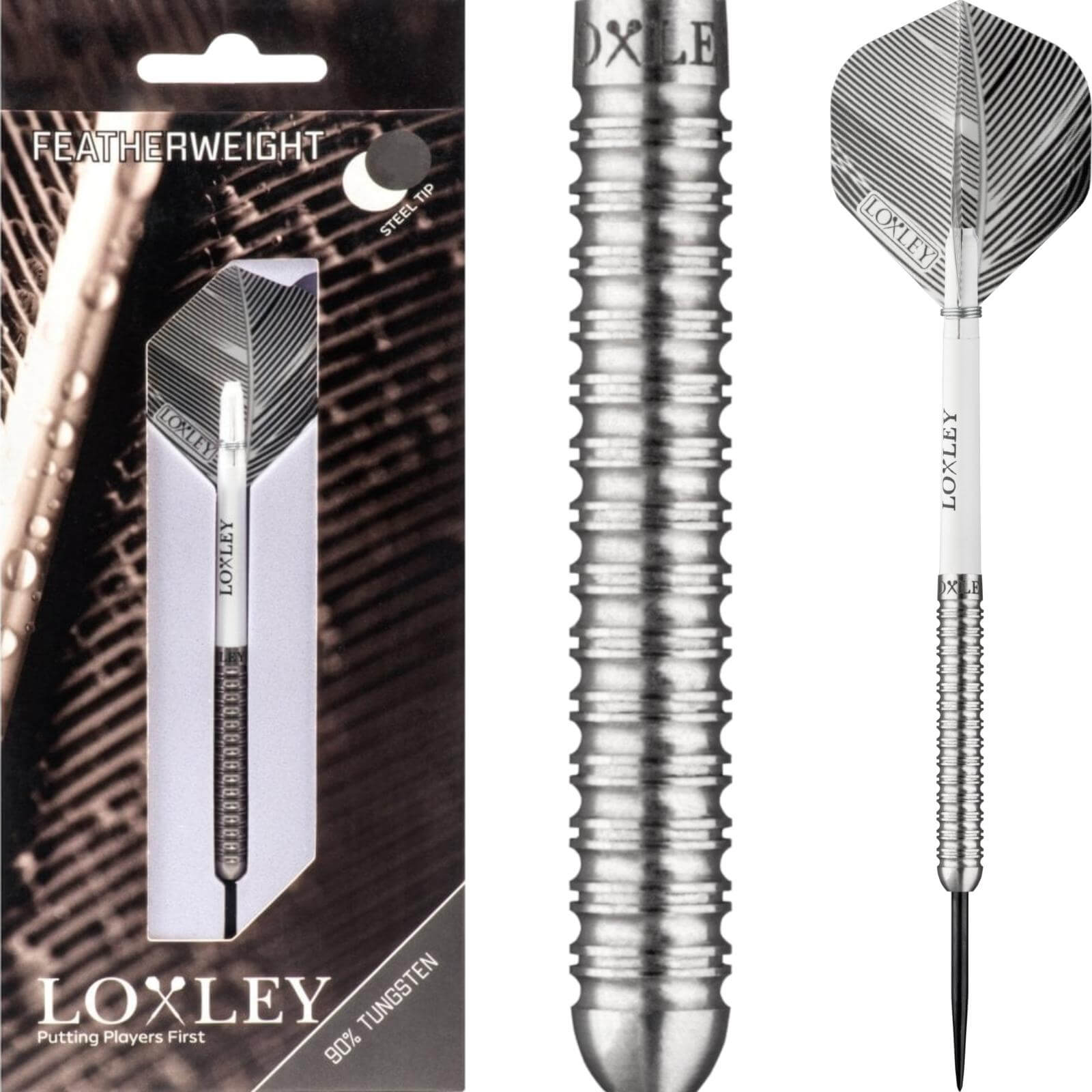 Dardos Loxley Darts Keith Deller 40th 20g 90% Punta Acero - MAS QUE DARDOS