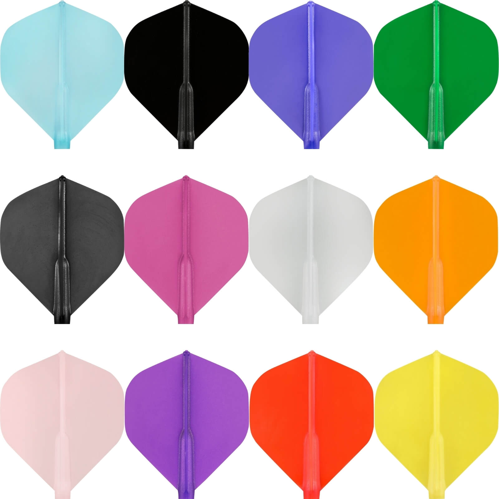 Dart Flights - Cosmo - Fit Flight 6 Pack - Standard - Plain - Big Wing Dart Flights 