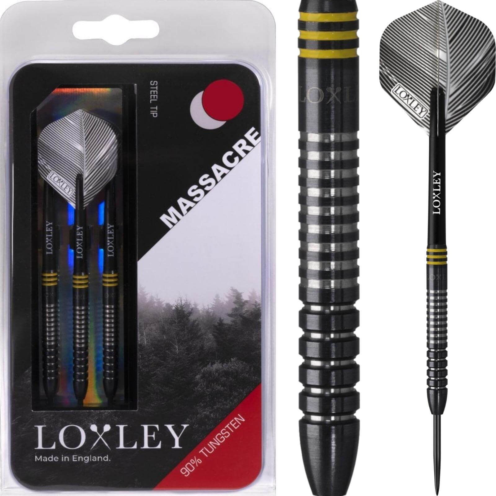 Dardos Loxley Darts The Bull 25g 90% Punta Acero 45443