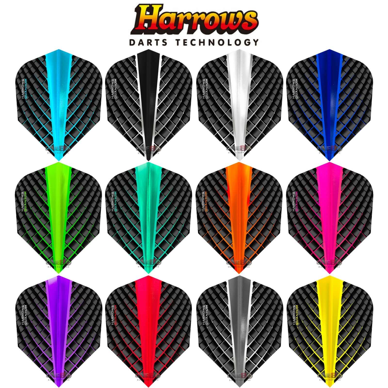 Dart Flights - Harrows - Quantum - Standard Dart Flights 